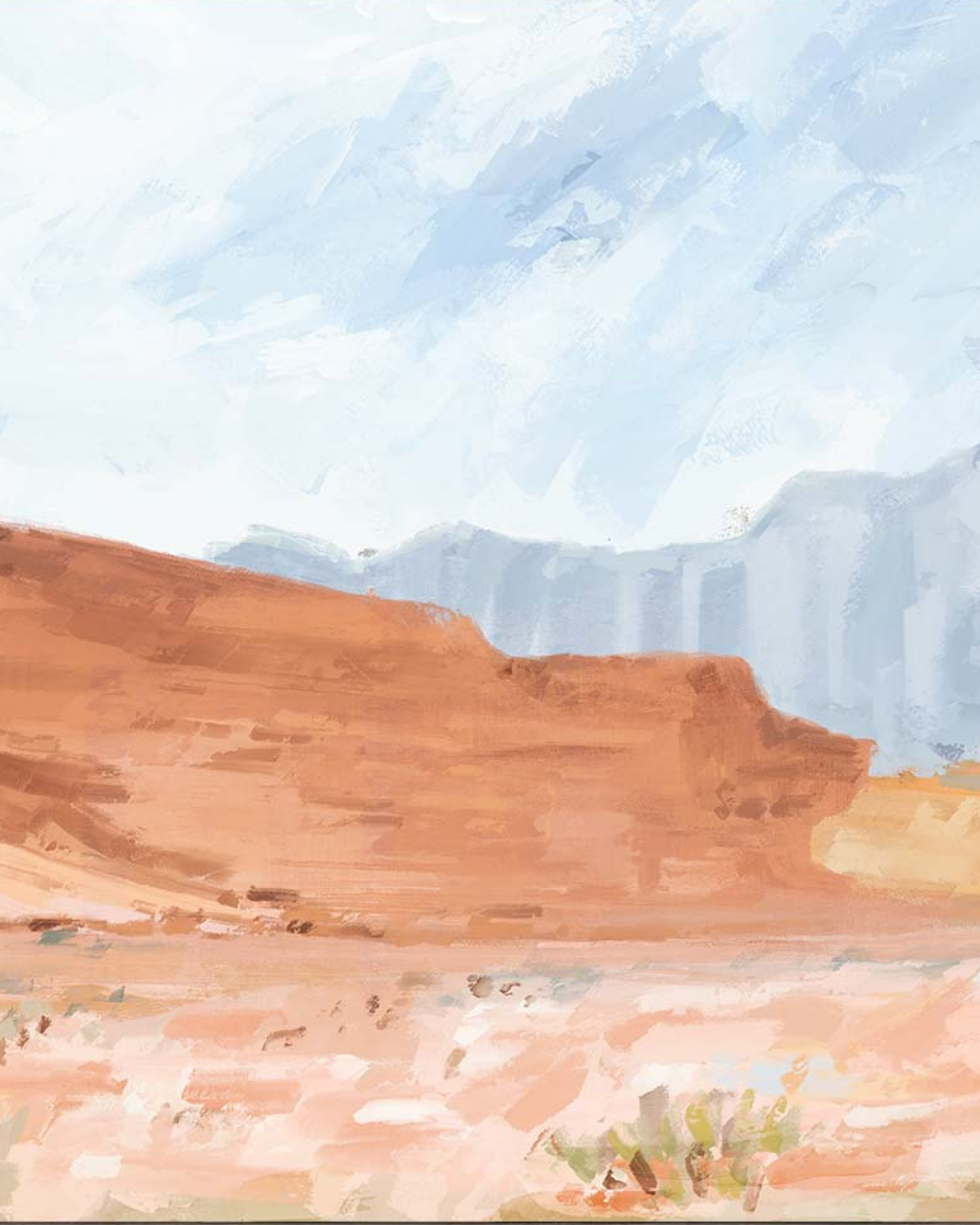 Red Rock Print | Little Coco