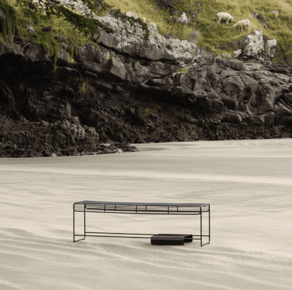 Benmore Bench — Stainless Steel | Little Coco