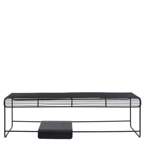 Benmore Bench — Stainless Steel | Little Coco