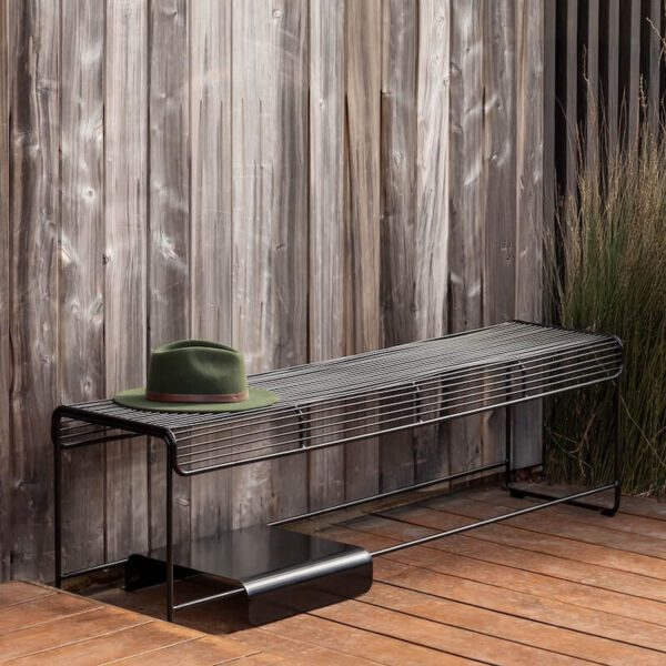 Benmore Bench — Stainless Steel | Little Coco