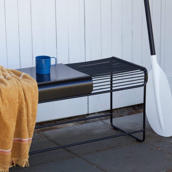 Benmore Bench — Stainless Steel | Little Coco