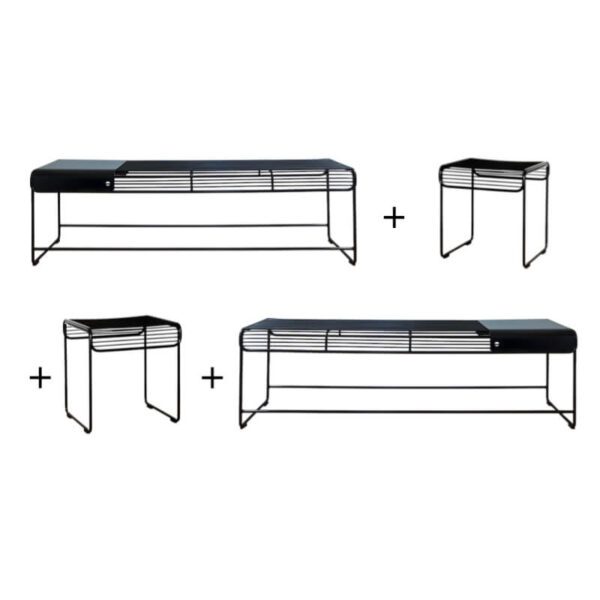Benmore Bench — Stainless Steel | Little Coco