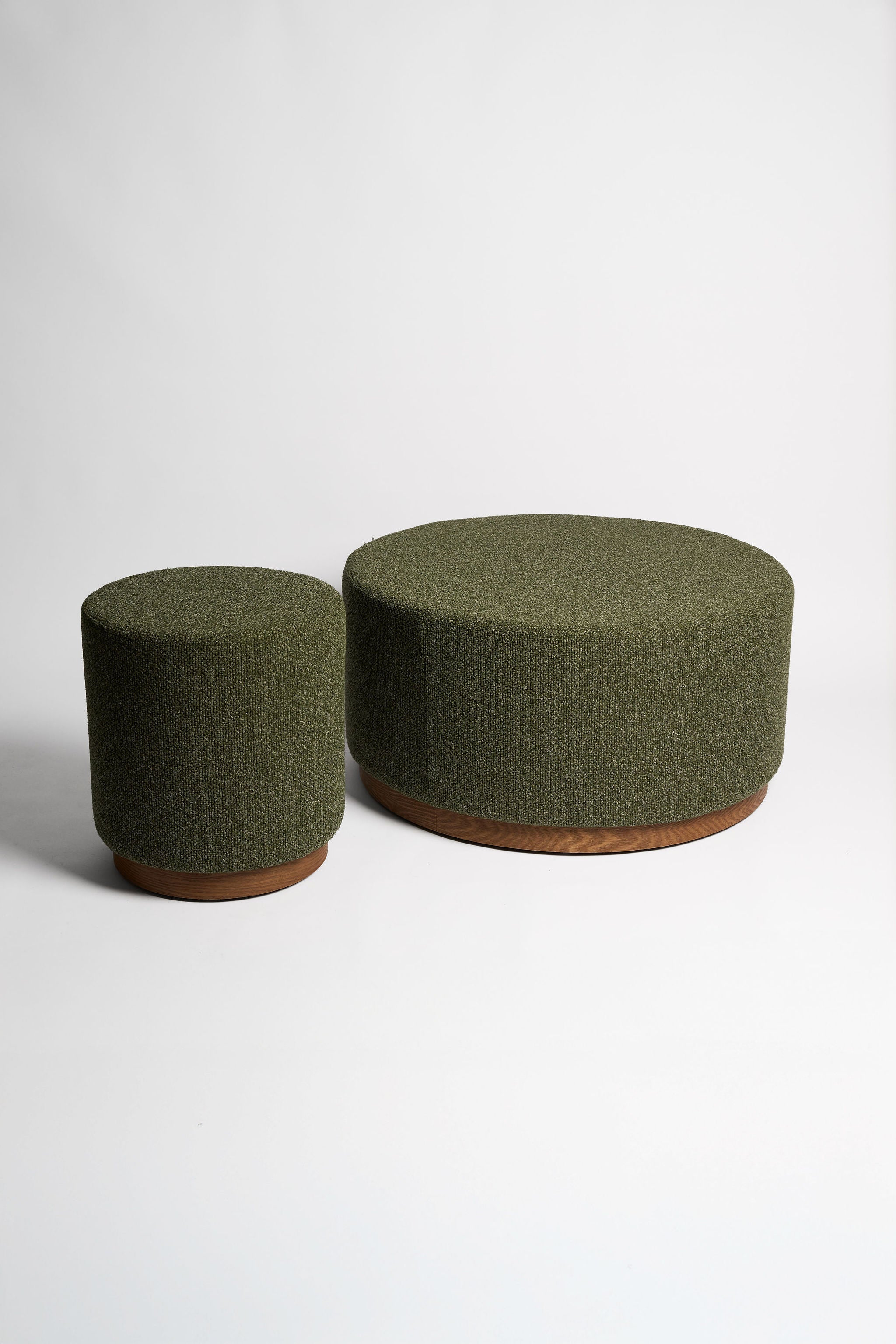 Hickory Large Ottoman Ottoman — view 4 | littleCOCO