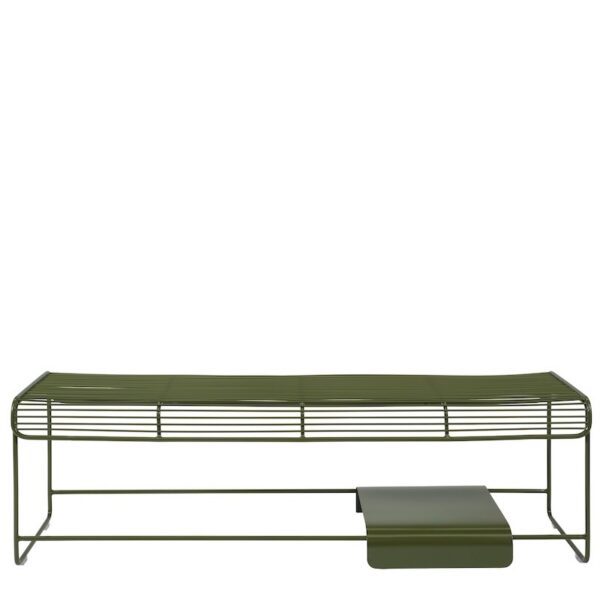 Benmore Bench — Stainless Steel | Little Coco