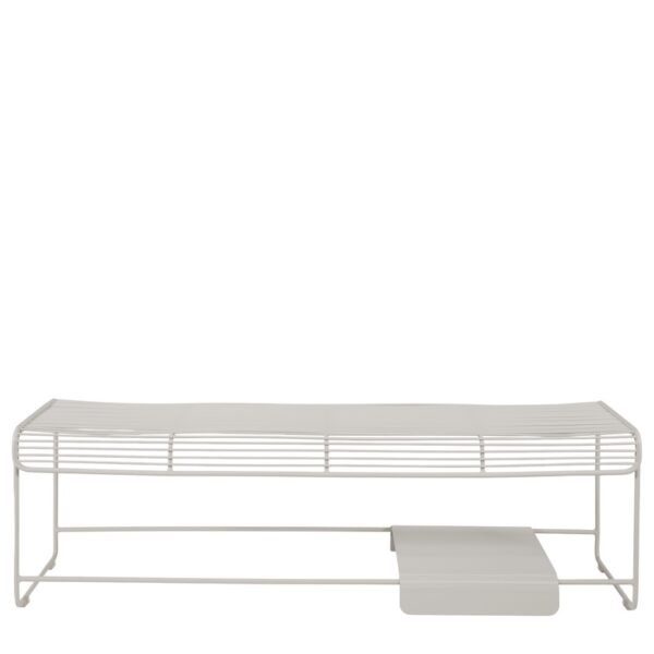 Benmore Bench — Stainless Steel | Little Coco