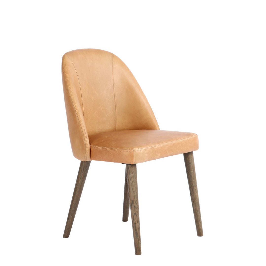 Paris Dining Chair Tan Leather | Little Coco
