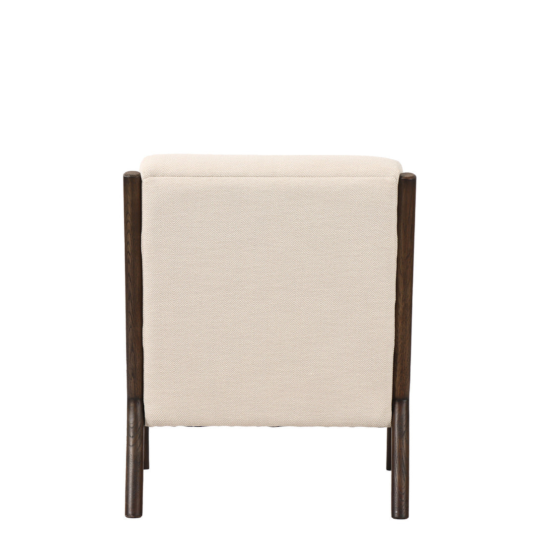 Luca Occasional Chair Herringbone Dark Oak | Little Coco