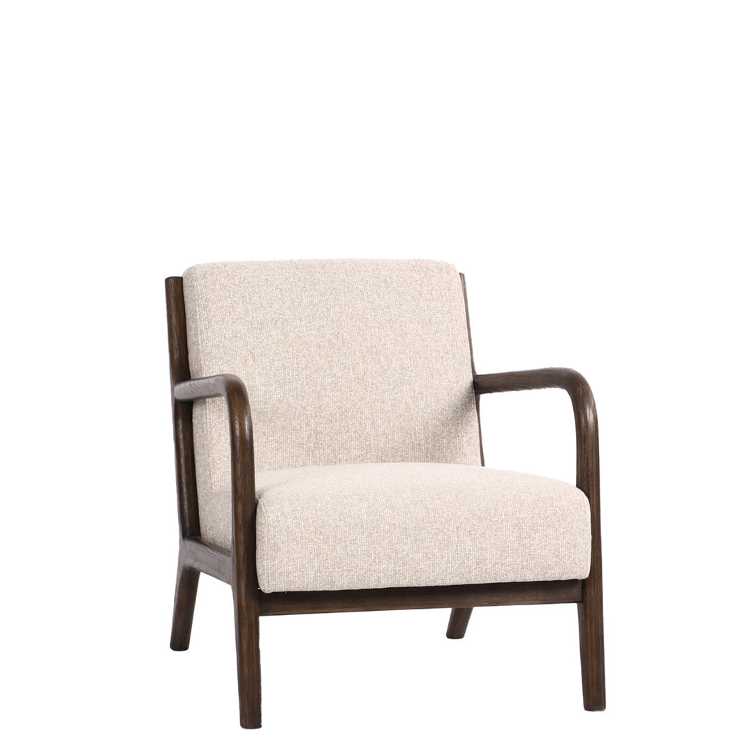 Luca Occasional Chair Natural Dark Oak | Little Coco