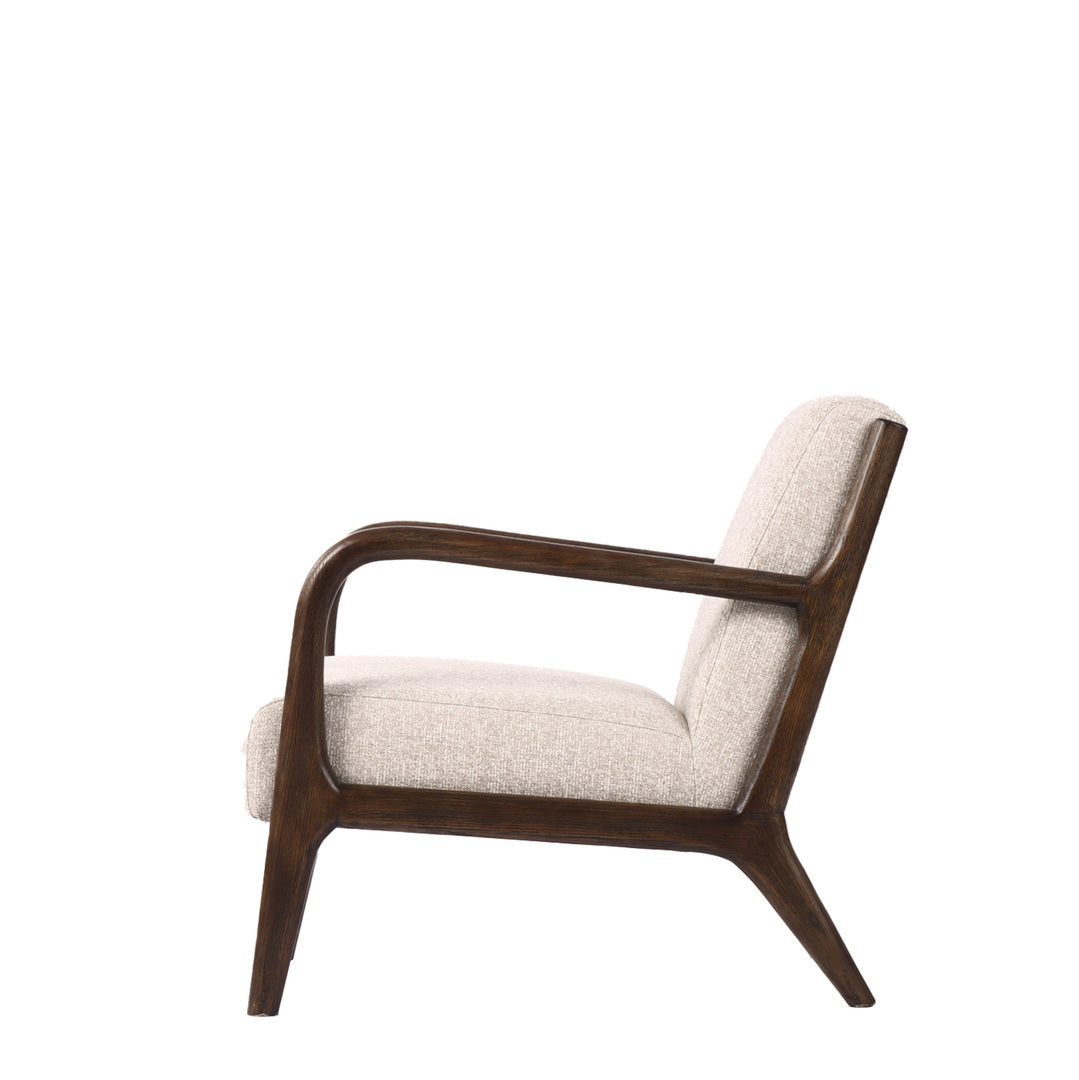 Luca Occasional Chair Natural Dark Oak | Little Coco