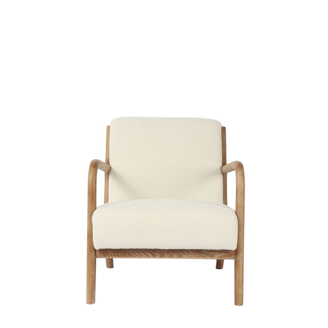 Luca Occasional Chair Cream Washed Oak | Little Coco