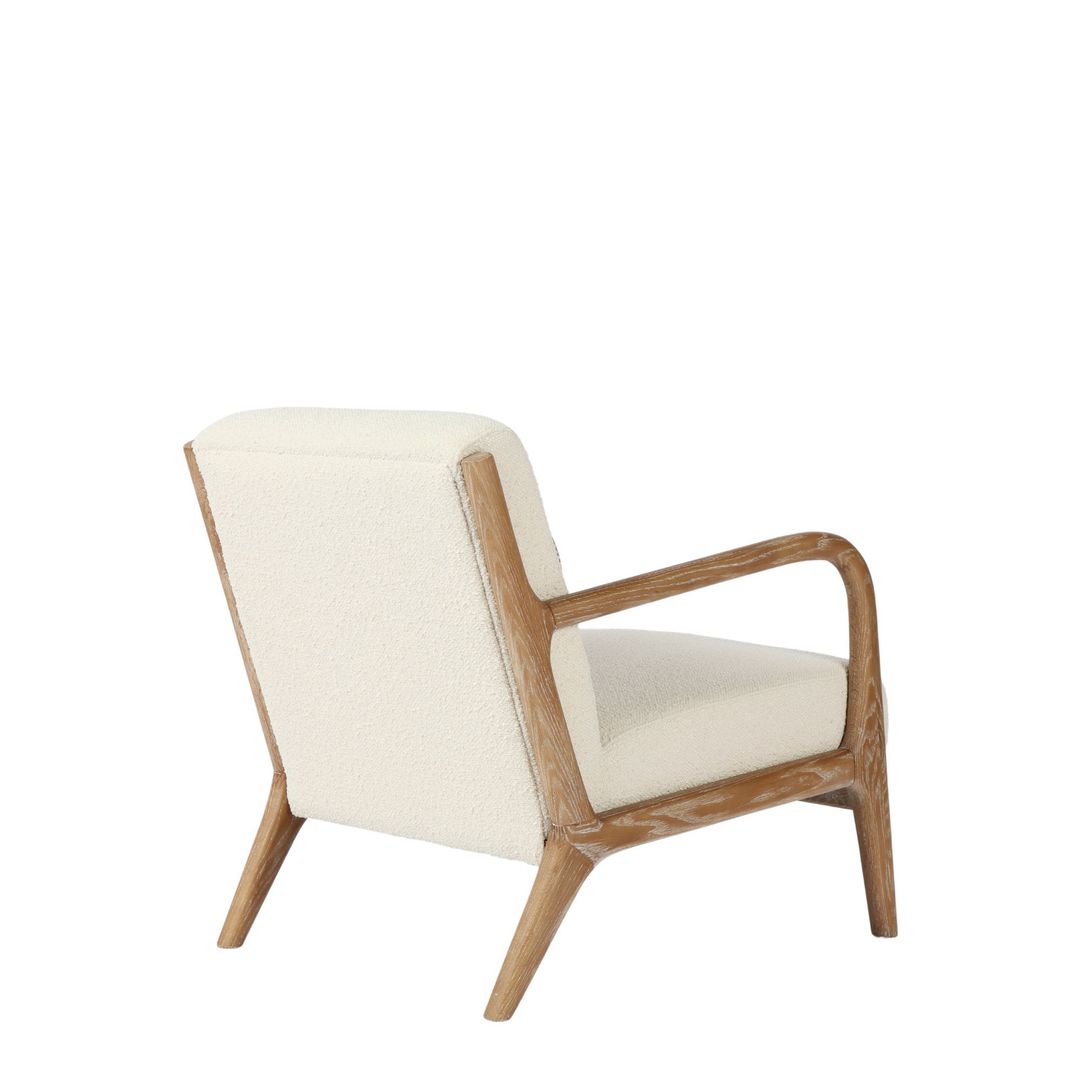 Luca Occasional Chair Cream Washed Oak | Little Coco