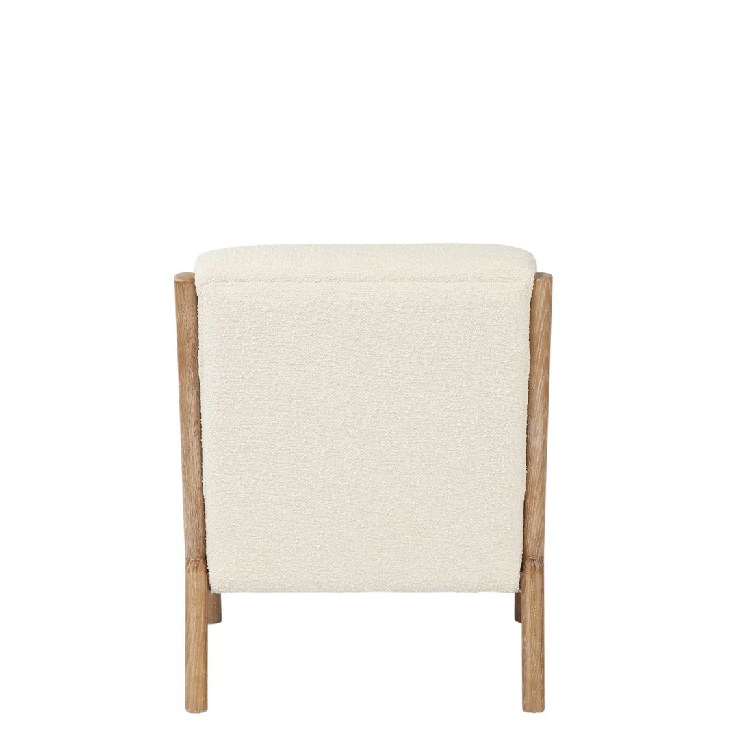 Luca Occasional Chair Cream Washed Oak | Little Coco