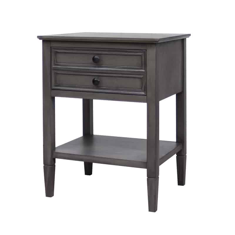 Cyrus Deep Drawer Bedside Table Bedside Table — view 2 | littleCOCO