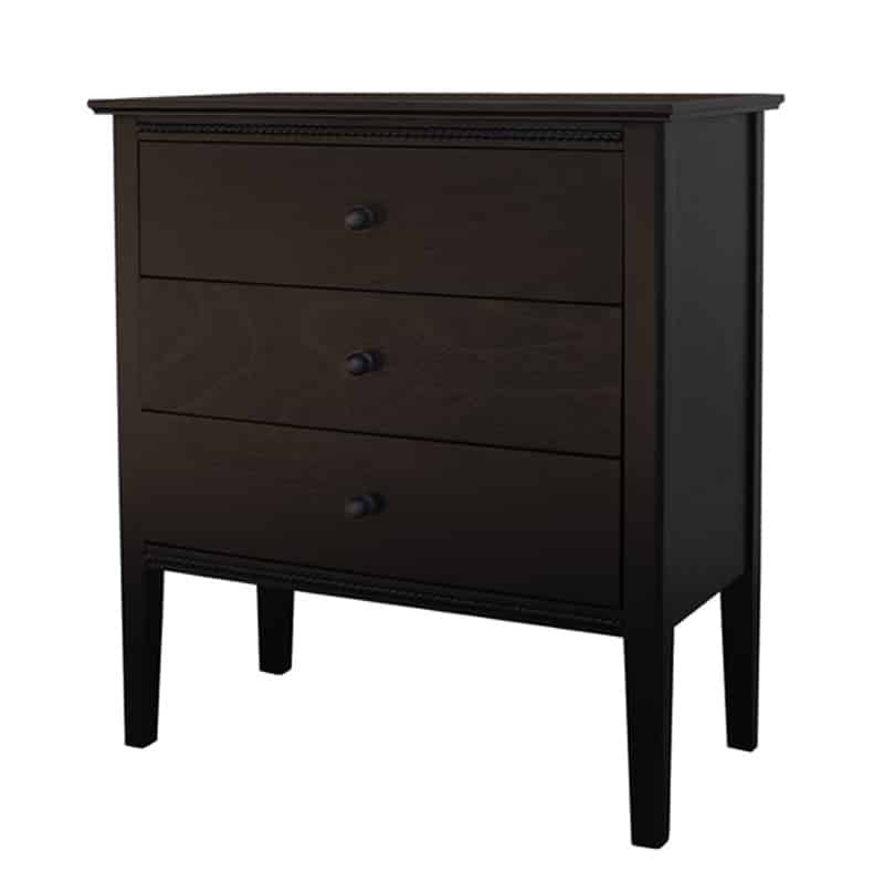 Cyrus 3 Drawer Bedside Table Bedside Table | littleCOCO