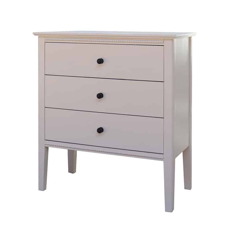 Cyrus 3 Drawer Bedside Table Bedside Table — view 3 | littleCOCO