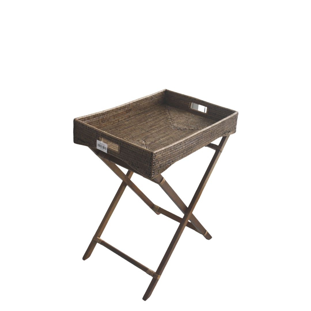 Rattan Butlers Tray Table | Little Coco