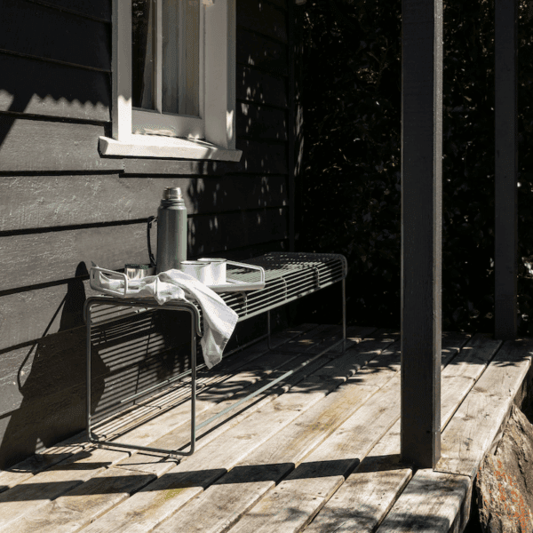 Benmore Bench — Stainless Steel | Little Coco