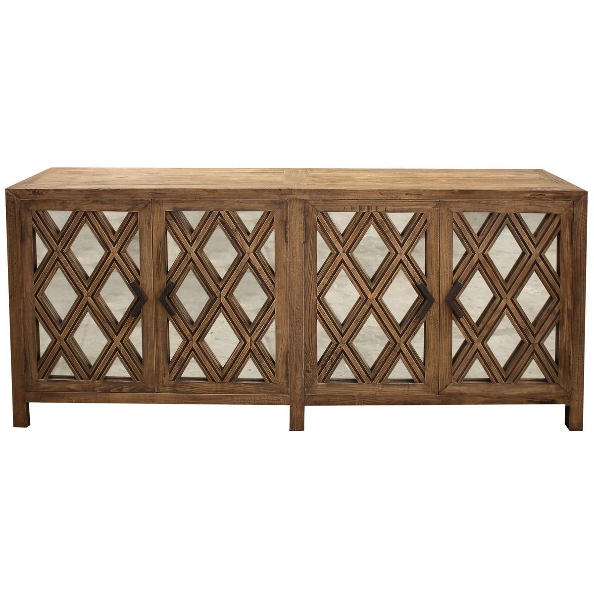 4 Door Elm Sideboard Sideboard — view 2 | littleCOCO