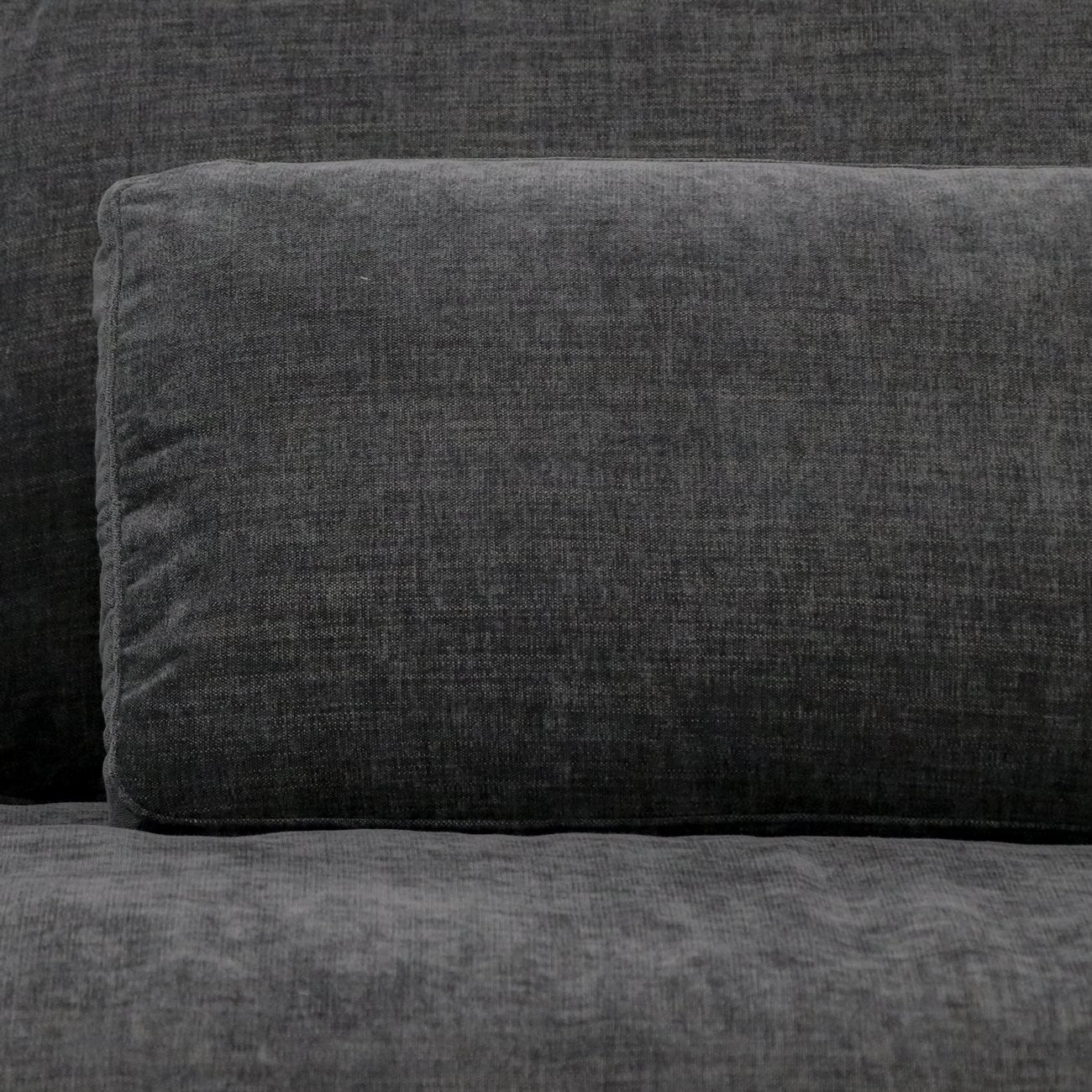 Tyson 2.5 Seater Sofa — Boston Black Sofa — view 5 | littleCOCO
